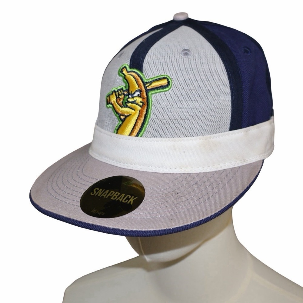 Baseballism x Savannah Bananas Rally Cap in grey and navy blue - Picture 3 of 8